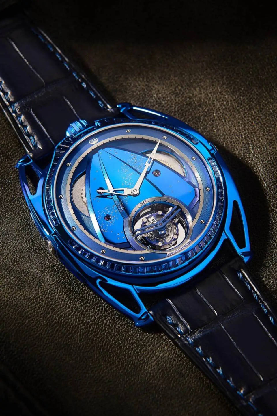 De Bethune推出DB28XP Kind of Blue Tourbillon Sapphire腕表