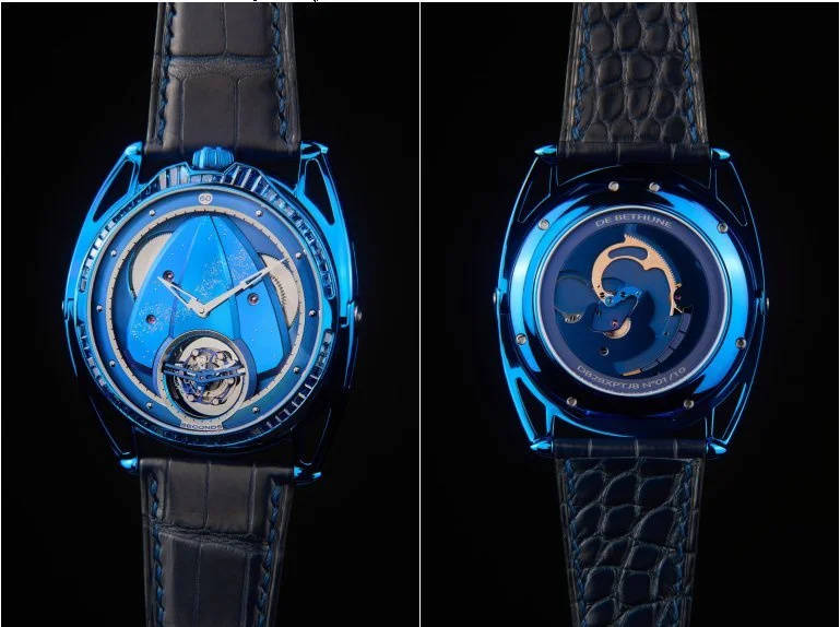 De Bethune推出DB28XP Kind of Blue Tourbillon Sapphire腕表