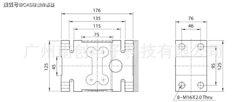 韩国CAS称重传感器BCH-2.5t 凯士