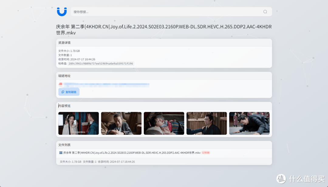 资源整合，上万种子库！NAS搭建磁力搜索网站程序——Bitmagnet-Next-Web